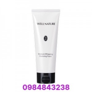 WELL NATURE Moisture Whipping Cleansing Foam (Sữa rửa mặt dưỡng ẩm làm sạch WELL NATURE)